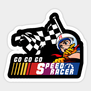 Birthday Racer X Retro Movie Vintage Sticker